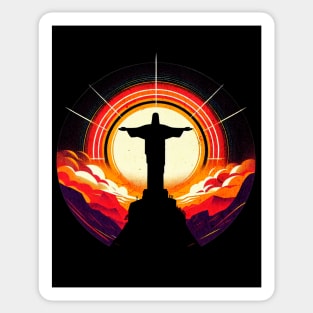 Christ the Redeemer Jesus Rio de Janeiro Design Sticker